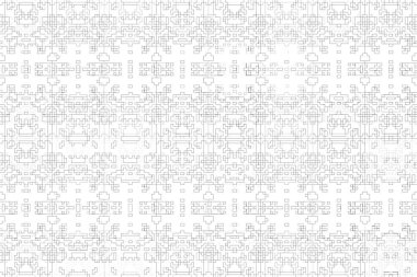 Soyut arkaplan. Monokrom dokusu. Beyaz arkaplanda siyah beyaz çizgiler.