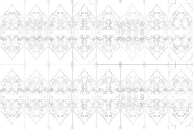 Soyut arkaplan. Monokrom dokusu. Beyaz arkaplanda siyah beyaz çizgiler.