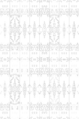 Soyut arkaplan. Monokrom dokusu. Beyaz arkaplanda siyah beyaz çizgiler.