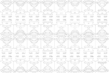 Soyut arkaplan. Monokrom dokusu. Beyaz arkaplanda siyah beyaz çizgiler.