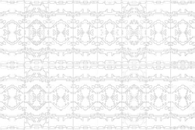 Soyut arkaplan. Monokrom dokusu. Beyaz arkaplanda siyah beyaz çizgiler.