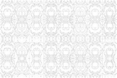 Soyut arkaplan. Monokrom dokusu. Beyaz arkaplanda siyah beyaz çizgiler.