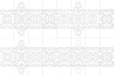 Soyut arkaplan. Monokrom dokusu. Beyaz arkaplanda siyah beyaz çizgiler.