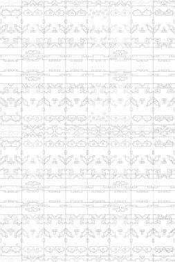 Soyut arkaplan. Monokrom dokusu. Beyaz arkaplanda siyah beyaz çizgiler.