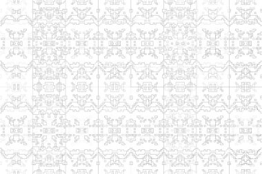 Soyut arkaplan. Monokrom dokusu. Beyaz arkaplanda siyah beyaz çizgiler.