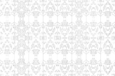 Soyut arkaplan. Monokrom dokusu. Beyaz arkaplanda siyah beyaz çizgiler.