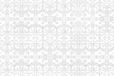 Soyut arkaplan. Monokrom dokusu. Beyaz arkaplanda siyah beyaz çizgiler.