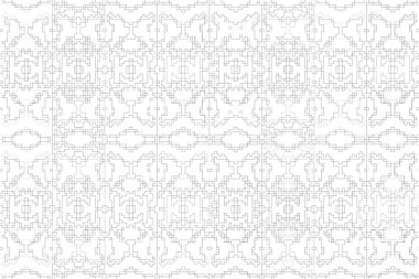 Soyut arkaplan. Monokrom dokusu. Beyaz arkaplanda siyah beyaz çizgiler.