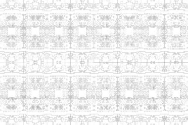 Soyut arkaplan. Monokrom dokusu. Beyaz arkaplanda siyah beyaz çizgiler.