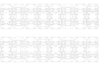 Soyut arkaplan. Monokrom dokusu. Beyaz arkaplanda siyah beyaz çizgiler.
