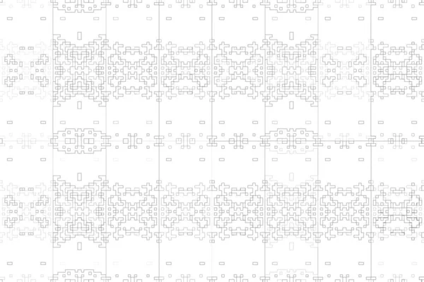 摘要背景 单色纹理 白色背景上的黑白线条 — 图库照片