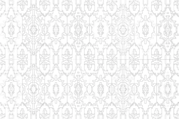 Soyut arkaplan. Monokrom dokusu. Beyaz arkaplanda siyah beyaz çizgiler.