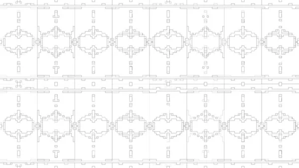 Sfondo Astratto Struttura Monocromatica Linee Bianco Nero Sfondo Bianco — Foto Stock