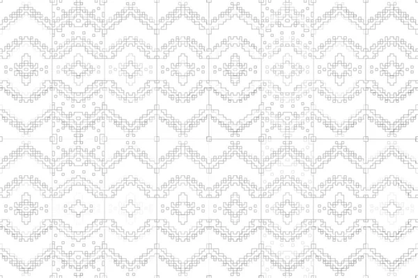 Abstrakter Hintergrund Einfarbige Textur Schwarze Und Weiße Linien Auf Weißem — Stockfoto