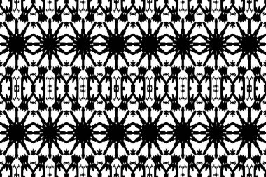 Soyut kaleydoskop arkaplanı. Soyut arkaplan. Resim siyah ve beyaz tonları içerir