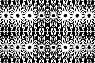 Soyut kaleydoskop arkaplanı. Soyut arkaplan. Resim siyah ve beyaz tonları içerir