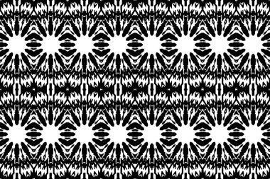 Soyut kaleydoskop arkaplanı. Soyut arkaplan. Resim siyah ve beyaz tonları içerir