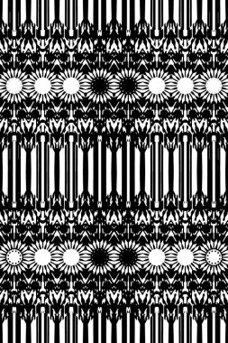 Soyut kaleydoskop arkaplanı. Soyut arkaplan. Resim siyah ve beyaz tonları içerir