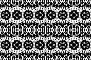 Soyut kaleydoskop arkaplanı. Soyut arkaplan. Resim siyah ve beyaz tonları içerir