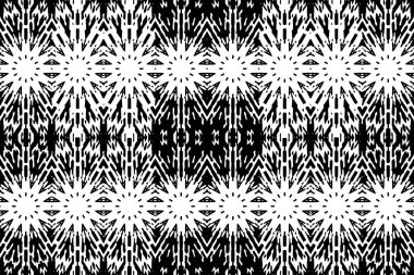 Soyut kaleydoskop arkaplanı. Soyut arkaplan. Resim siyah ve beyaz tonları içerir