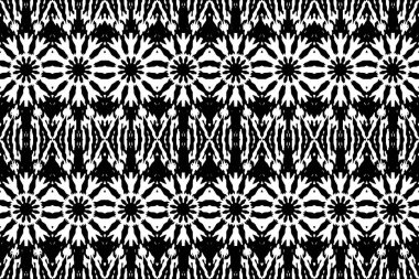 Soyut kaleydoskop arkaplanı. Soyut arkaplan. Resim siyah ve beyaz tonları içerir