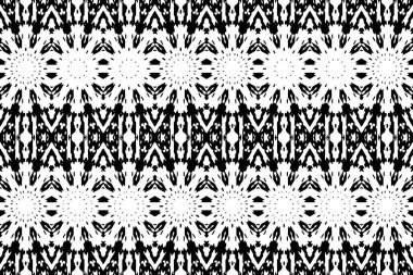 Soyut kaleydoskop arkaplanı. Soyut arkaplan. Resim siyah ve beyaz tonları içerir