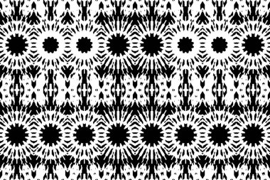 Soyut kaleydoskop arkaplanı. Soyut arkaplan. Resim siyah ve beyaz tonları içerir