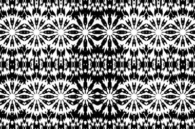 Soyut kaleydoskop arkaplanı. Soyut arkaplan. Resim siyah ve beyaz tonları içerir