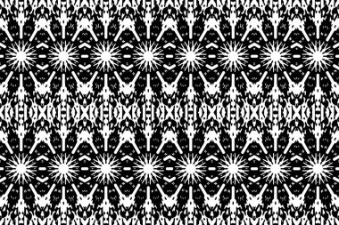 Soyut kaleydoskop arkaplanı. Soyut arkaplan. Resim siyah ve beyaz tonları içerir