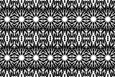 Soyut kaleydoskop arkaplanı. Soyut arkaplan. Resim siyah ve beyaz tonları içerir