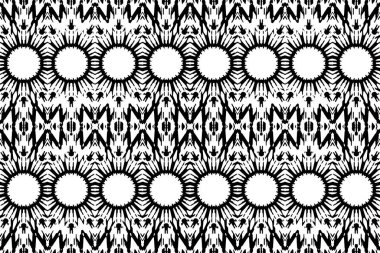 Soyut kaleydoskop arkaplanı. Soyut arkaplan. Resim siyah ve beyaz tonları içerir