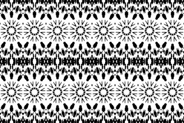 Soyut kaleydoskop arkaplanı. Soyut arkaplan. Resim siyah ve beyaz tonları içerir