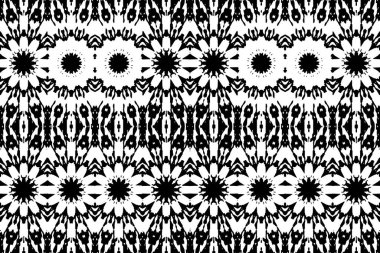 Soyut kaleydoskop arkaplanı. Soyut arkaplan. Resim siyah ve beyaz tonları içerir