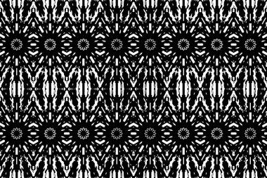 Soyut kaleydoskop arkaplanı. Soyut arkaplan. Resim siyah ve beyaz tonları içerir