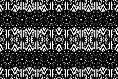 Soyut kaleydoskop arkaplanı. Soyut arkaplan. Resim siyah ve beyaz tonları içerir