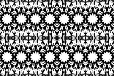 Soyut kaleydoskop arkaplanı. Soyut arkaplan. Resim siyah ve beyaz tonları içerir