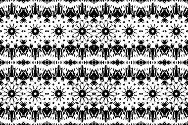 Soyut kaleydoskop arkaplanı. Soyut arkaplan. Resim siyah ve beyaz tonları içerir