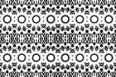 Soyut kaleydoskop arkaplanı. Soyut arkaplan. Resim siyah ve beyaz tonları içerir