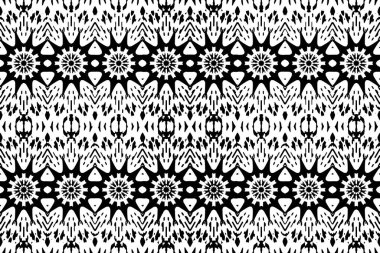 Soyut kaleydoskop arkaplanı. Soyut arkaplan. Resim siyah ve beyaz tonları içerir