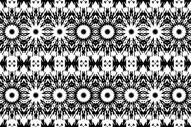 Soyut kaleydoskop arkaplanı. Soyut arkaplan. Resim siyah ve beyaz tonları içerir