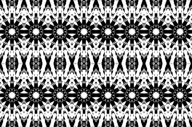 Soyut kaleydoskop arkaplanı. Soyut arkaplan. Resim siyah ve beyaz tonları içerir