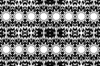 Soyut kaleydoskop arkaplanı. Soyut arkaplan. Resim siyah ve beyaz tonları içerir