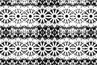 Soyut kaleydoskop arkaplanı. Soyut arkaplan. Resim siyah ve beyaz tonları içerir