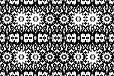 Soyut kaleydoskop arkaplanı. Soyut arkaplan. Resim siyah ve beyaz tonları içerir