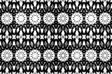 Soyut kaleydoskop arkaplanı. Soyut arkaplan. Resim siyah ve beyaz tonları içerir