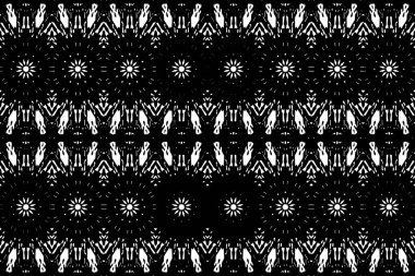 Soyut kaleydoskop arkaplanı. Soyut arkaplan. Resim siyah ve beyaz tonları içerir