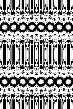 Soyut kaleydoskop arkaplanı. Soyut arkaplan. Resim siyah ve beyaz tonları içerir