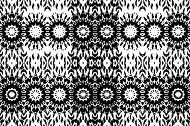 Soyut kaleydoskop arkaplanı. Soyut arkaplan. Resim siyah ve beyaz tonları içerir