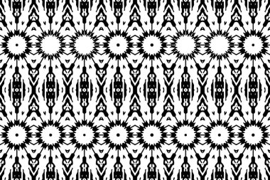 Soyut kaleydoskop arkaplanı. Soyut arkaplan. Resim siyah ve beyaz tonları içerir