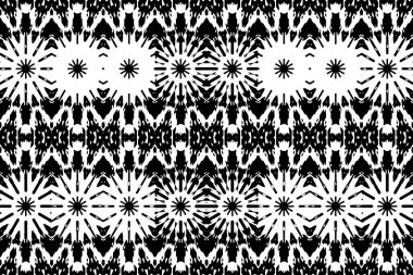 Soyut kaleydoskop arkaplanı. Soyut arkaplan. Resim siyah ve beyaz tonları içerir